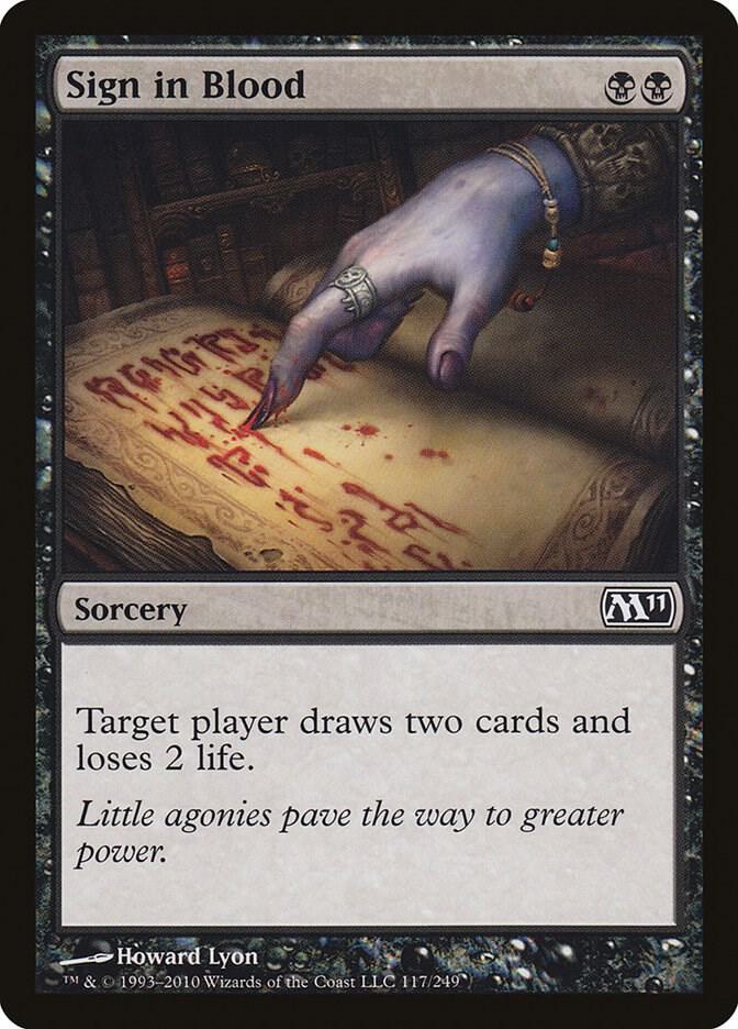 Sign in Blood [Magic 2011 (M11)] 117