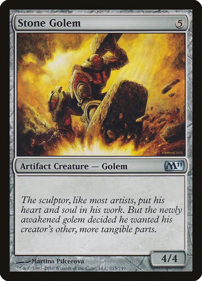 Stone Golem [Magic 2011 (M11)] 215