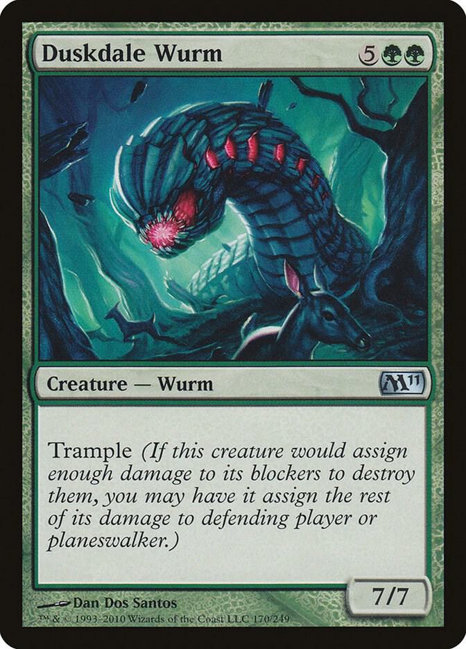 Duskdale Wurm [Magic 2011 (M11)] 170