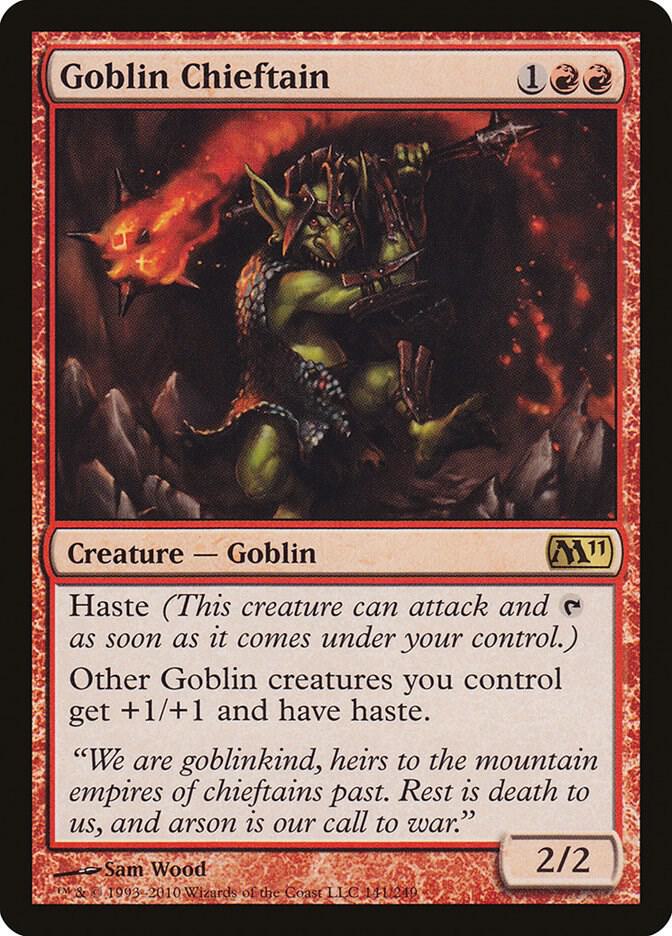 Goblin Chieftain [Magic 2011 (M11)] 141