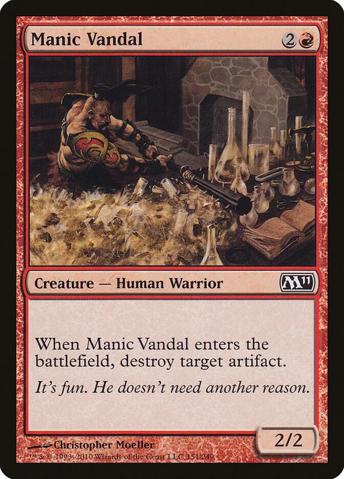 Manic Vandal [Magic 2011 (M11)] 151