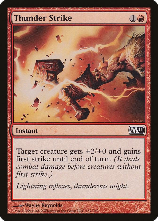 Thunder Strike [Magic 2011 (M11)] 157
