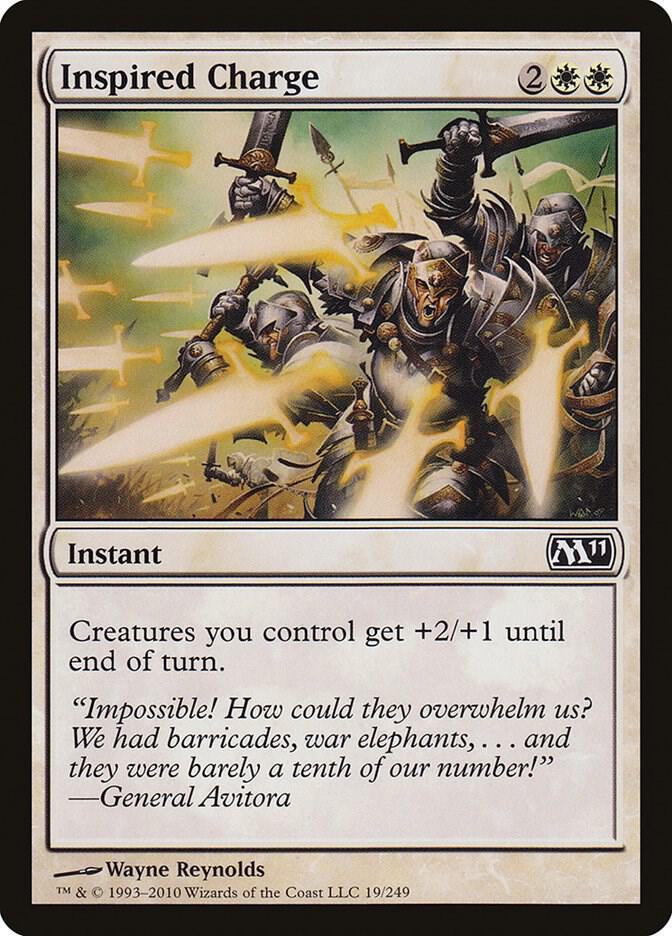 Inspired Charge [Magic 2011 (M11)] 19