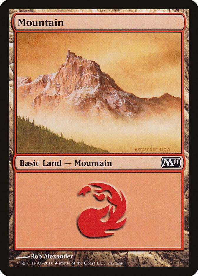 Mountain (242) [Magic 2011 (M11)] 242