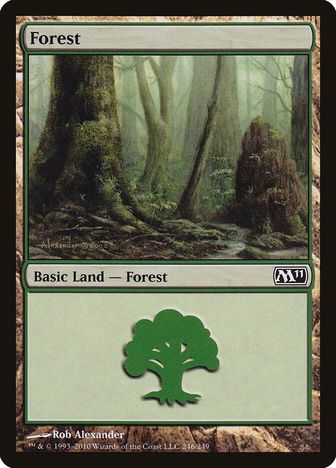 Forest (246) [Magic 2011 (M11)] 246