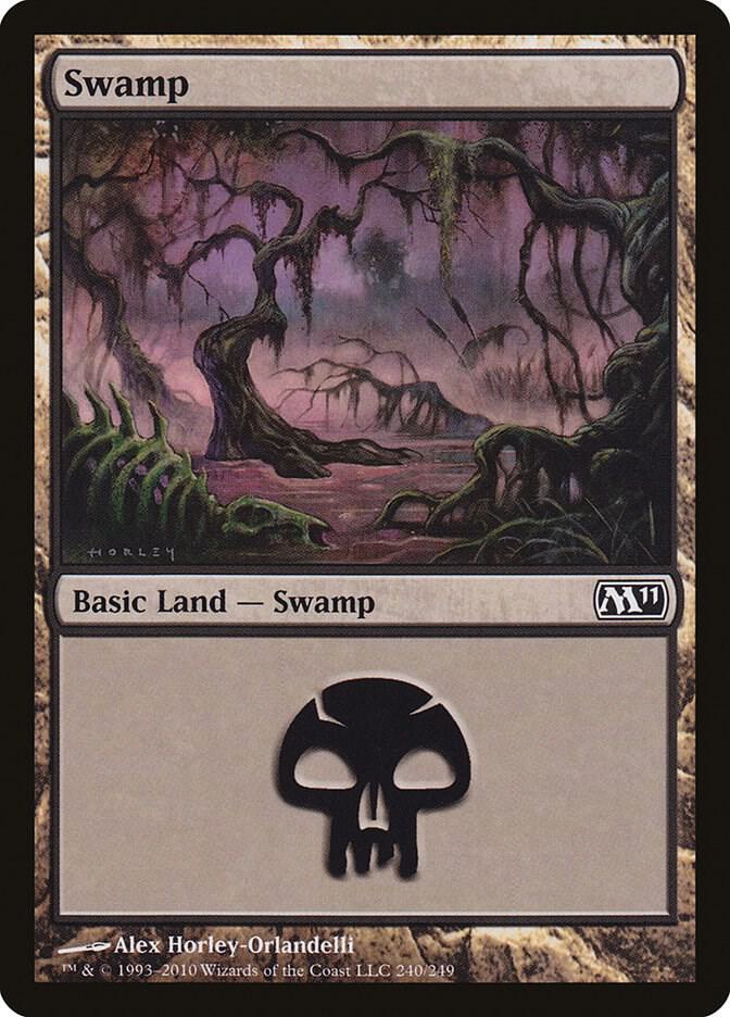 Swamp (240) [Magic 2011 (M11)] 240
