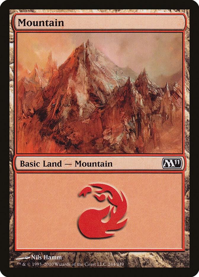Mountain (244) [Magic 2011 (M11)] 244