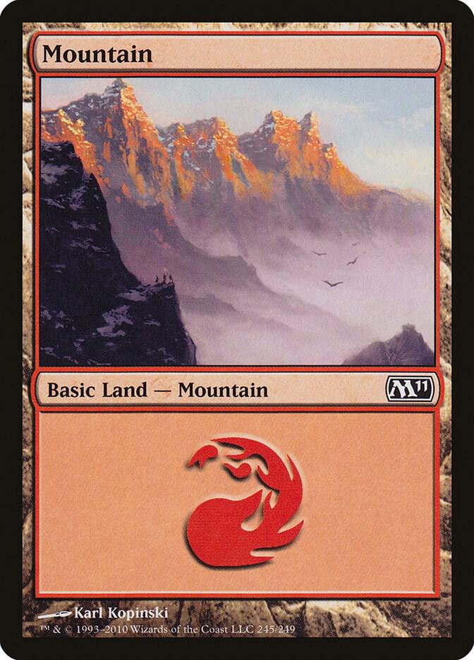 Mountain (245) [Magic 2011 (M11)] 245