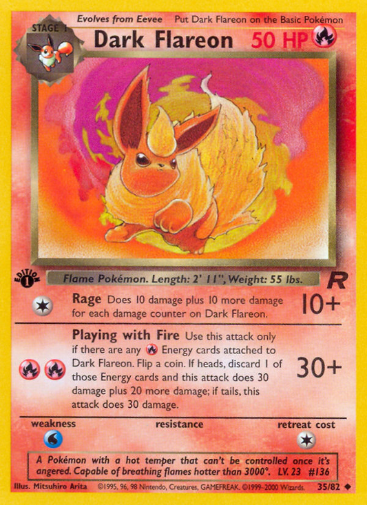 Dark Flareon - 35/82 Team Rocket