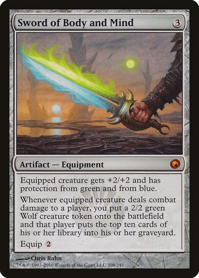 Sword of Body and Mind [Scars of Mirrodin] 208