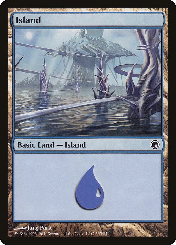 Island (235) [Scars of Mirrodin] 235