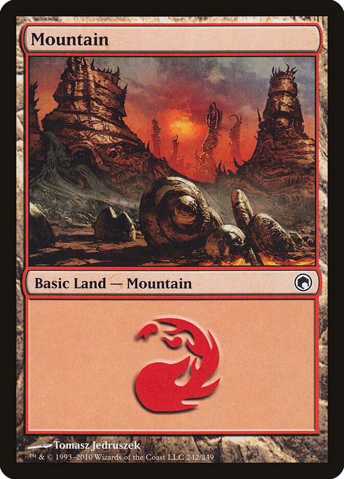 Mountain (242) [Scars of Mirrodin] 242