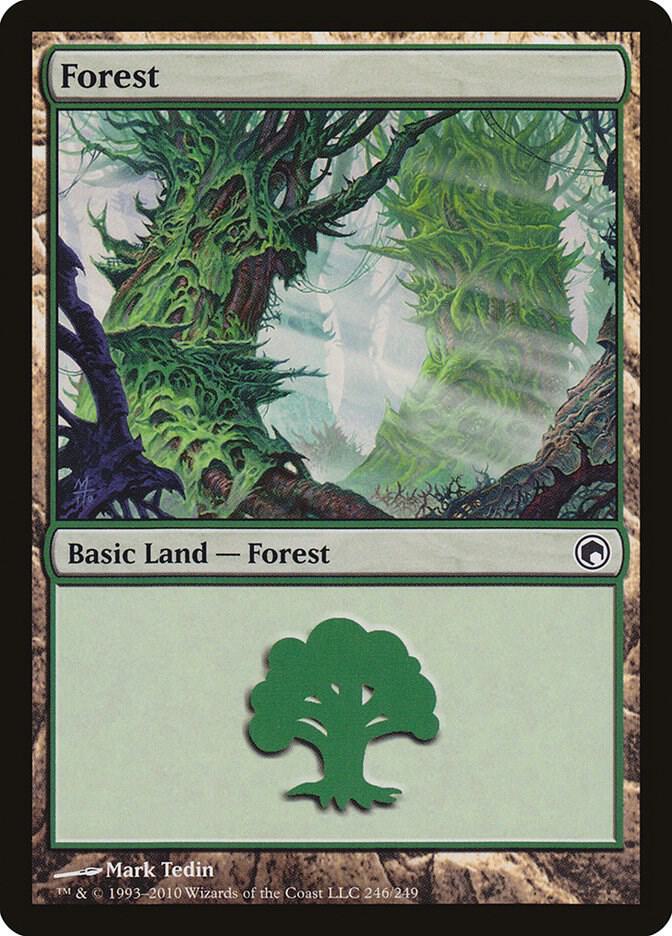 Forest (246) [Scars of Mirrodin] 246