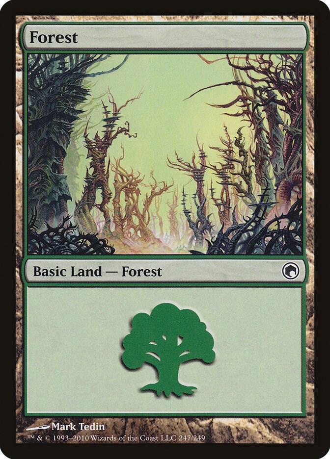 Forest (247) [Scars of Mirrodin] 247