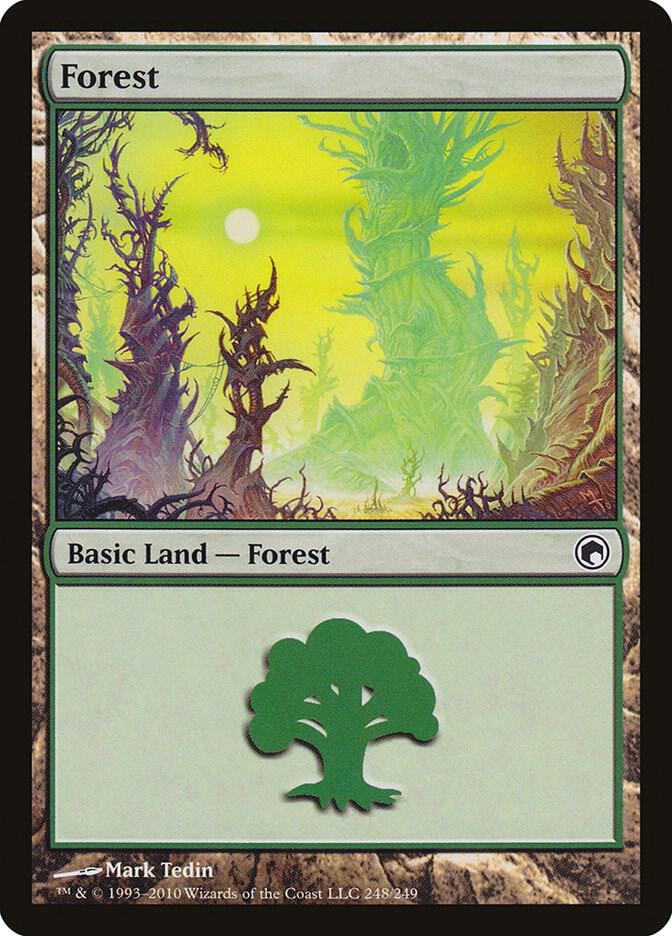 Forest (248) [Scars of Mirrodin] 248