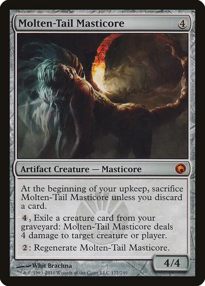Molten-Tail Masticore [Scars of Mirrodin] 177