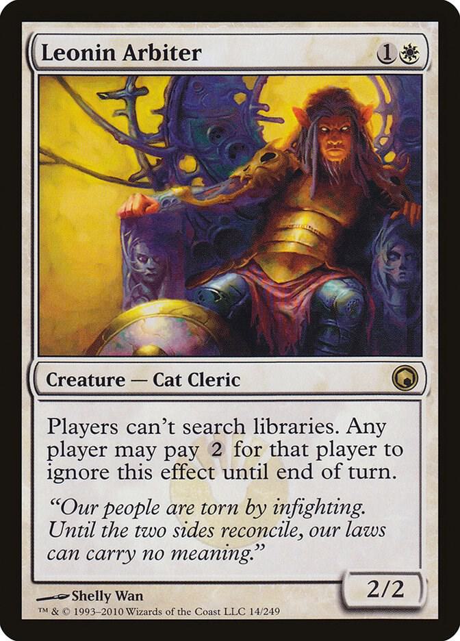 Leonin Arbiter [Scars of Mirrodin] 14
