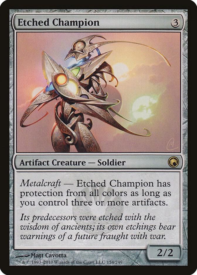 Etched Champion [Scars of Mirrodin] 154