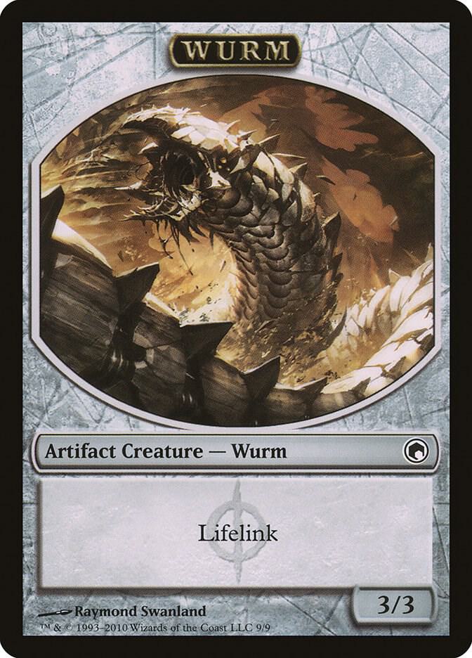 Wurm Token (9) [Scars of Mirrodin] 9