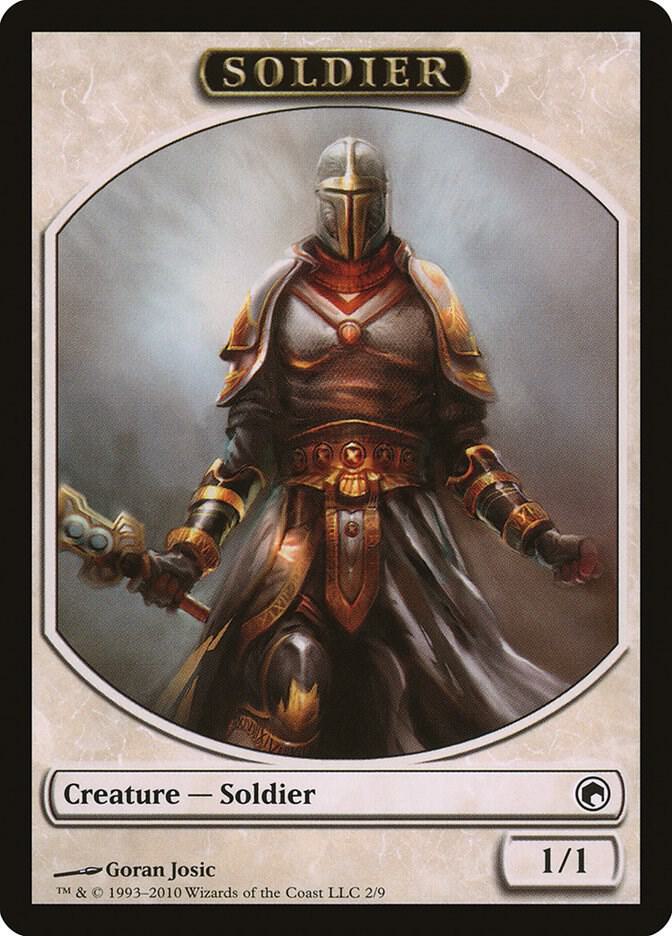 Soldier Token [Scars of Mirrodin] 2