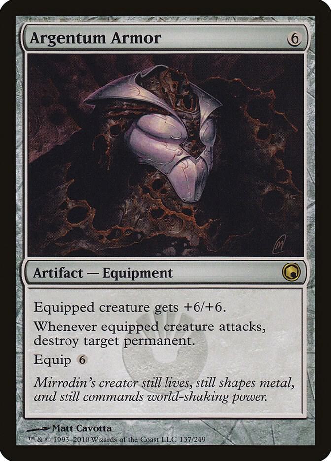 Argentum Armor [Scars of Mirrodin] 137