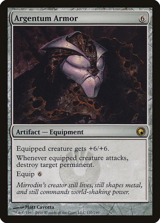 Argentum Armor [Scars of Mirrodin] 137