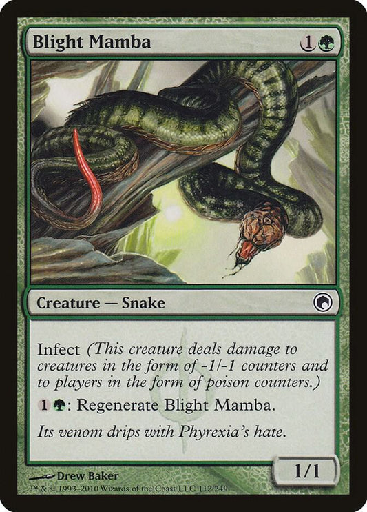 Blight Mamba [Scars of Mirrodin] 112