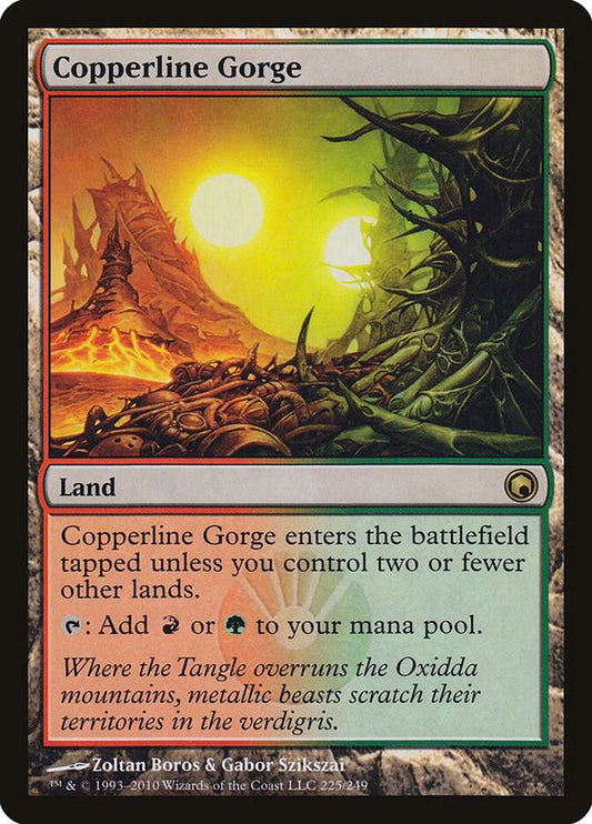 Copperline Gorge [Scars of Mirrodin] 225