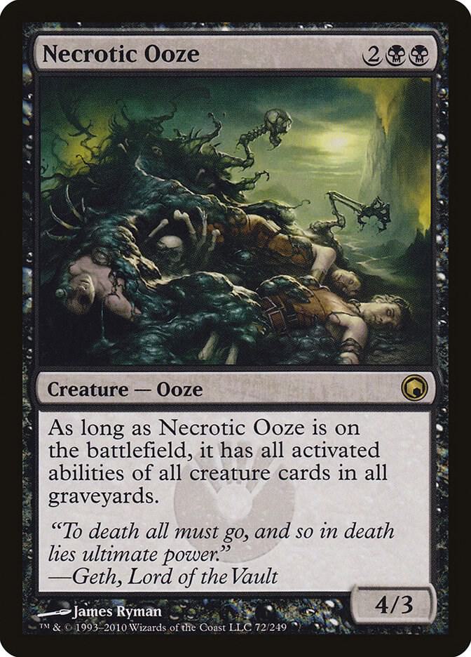 Necrotic Ooze [Scars of Mirrodin] 72