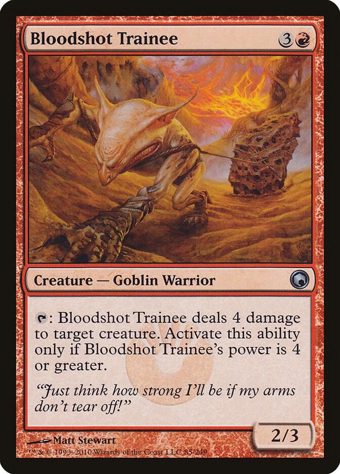 Bloodshot Trainee [Scars of Mirrodin] 85
