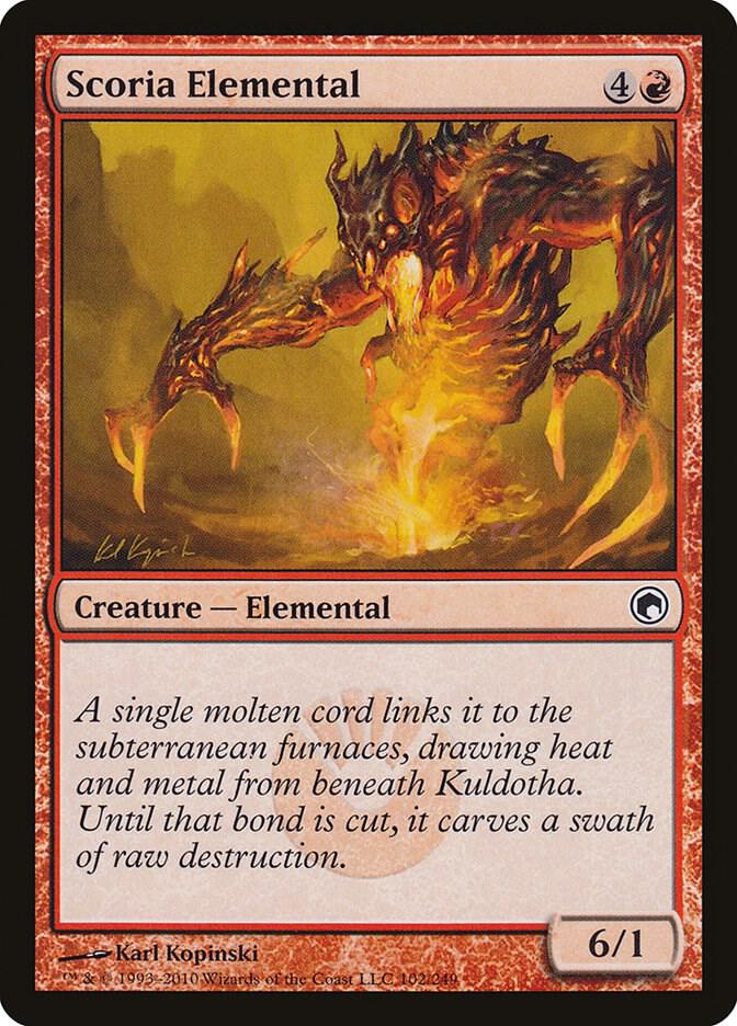 Scoria Elemental [Scars of Mirrodin] 102