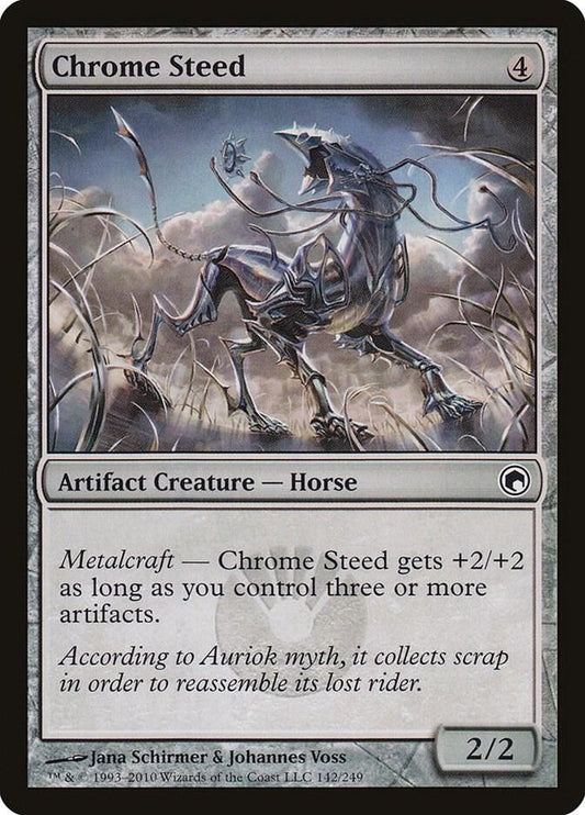 Chrome Steed [Scars of Mirrodin] 142