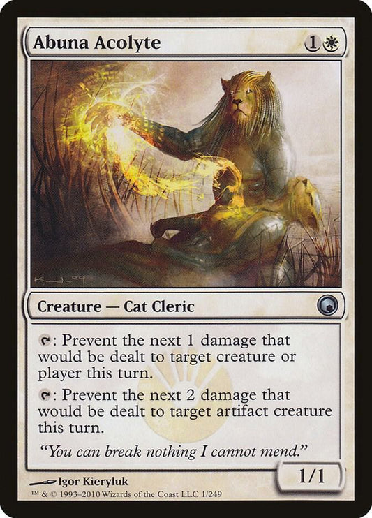 Abuna Acolyte [Scars of Mirrodin] 1