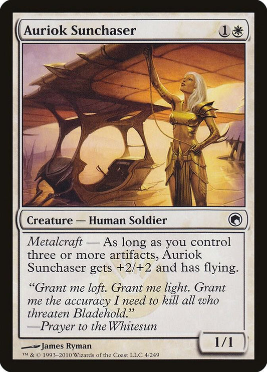 Auriok Sunchaser [Scars of Mirrodin] 4