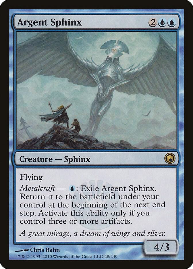Argent Sphinx [Scars of Mirrodin] 28