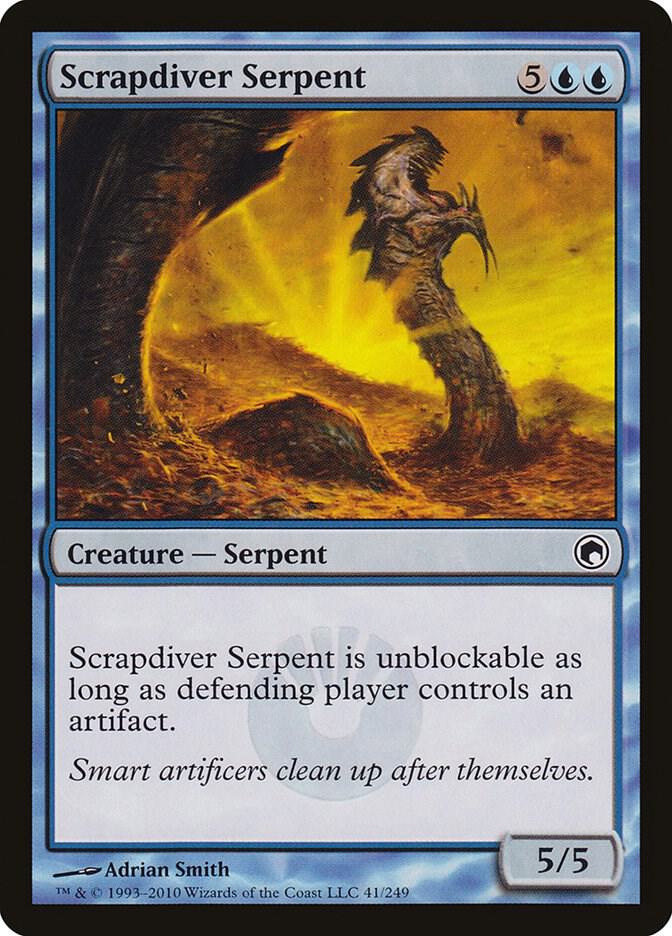 Scrapdiver Serpent [Scars of Mirrodin] 41
