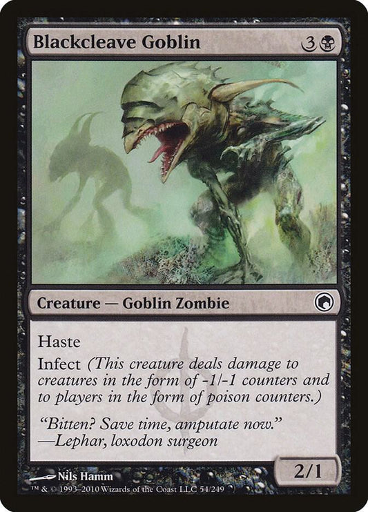 Blackcleave Goblin [Scars of Mirrodin] 54