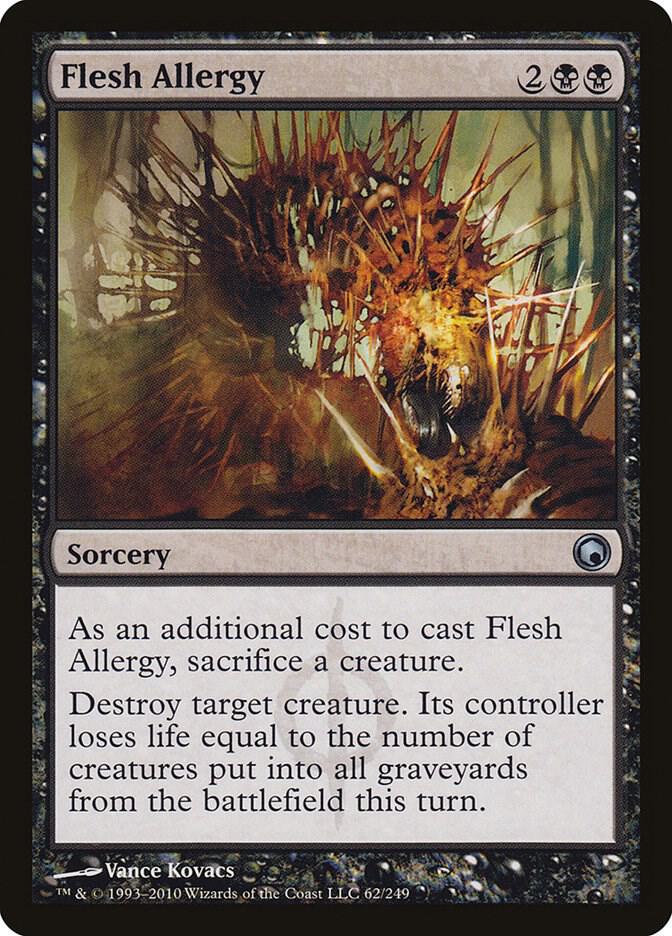 Flesh Allergy [Scars of Mirrodin] 62