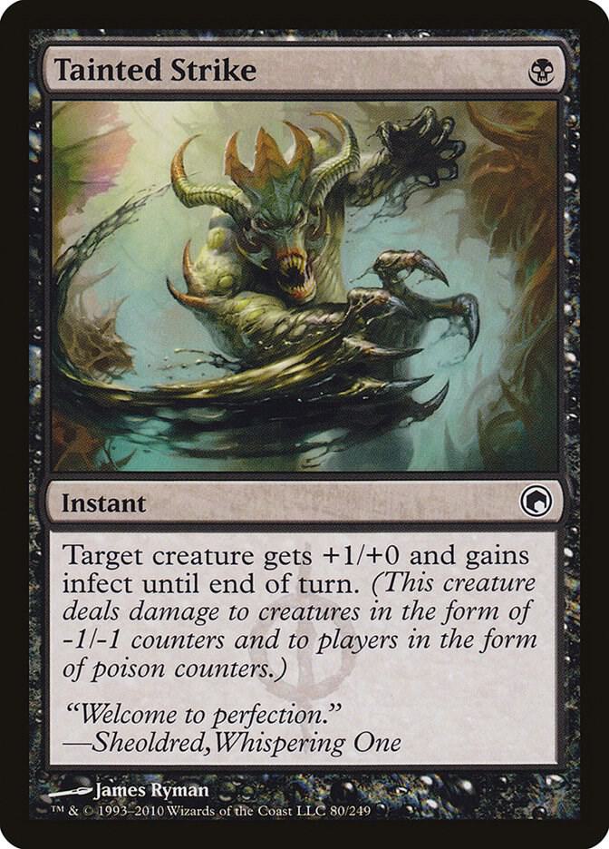 Tainted Strike [Scars of Mirrodin] 80