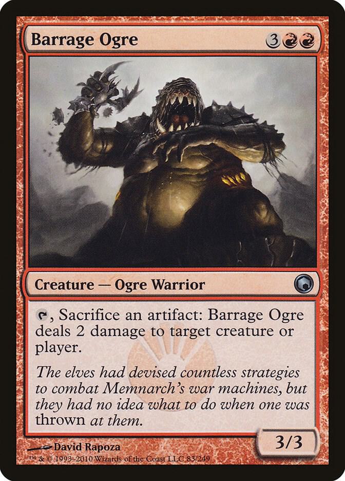 Barrage Ogre [Scars of Mirrodin] 83