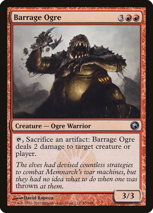 Barrage Ogre [Scars of Mirrodin] 83