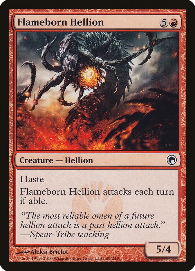 Flameborn Hellion [Scars of Mirrodin] 89