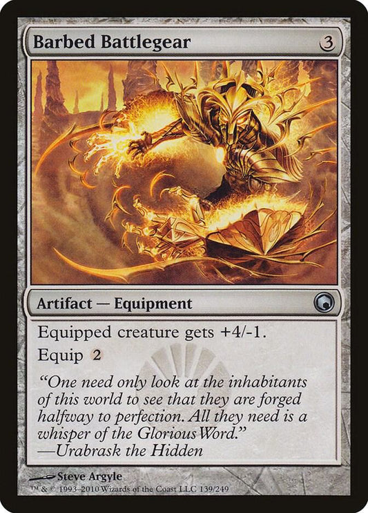 Barbed Battlegear [Scars of Mirrodin] 139