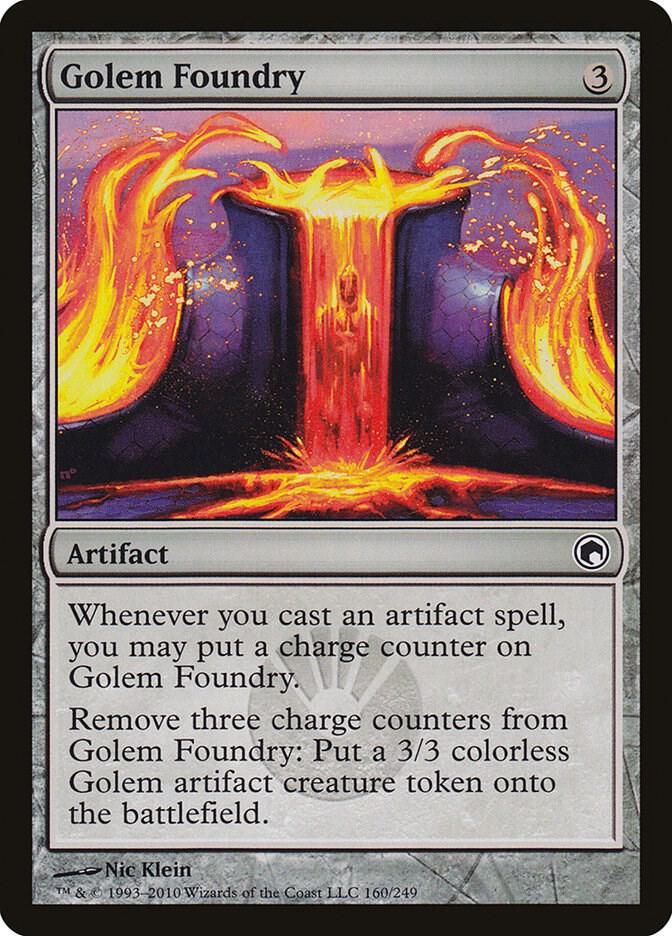 Golem Foundry [Scars of Mirrodin] 160