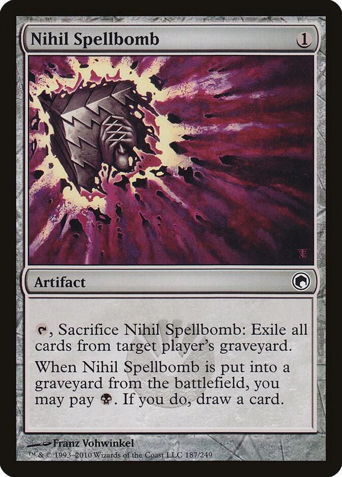 Nihil Spellbomb [Scars of Mirrodin] 187