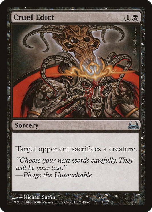 Cruel Edict [Duel Decks: Divine vs. Demonic] 48