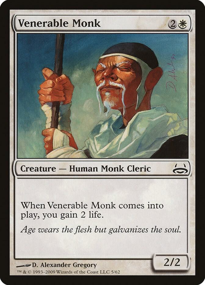 Venerable Monk [Duel Decks: Divine vs. Demonic] 5