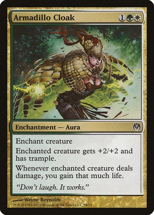 Armadillo Cloak [Duel Decks: Phyrexia vs. the Coalition] 58