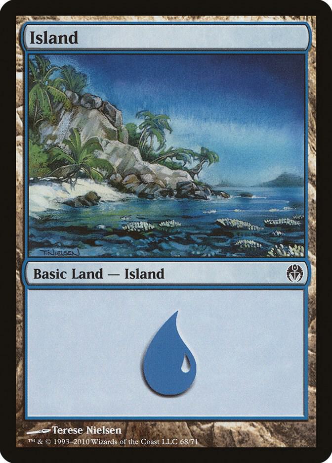 Island (68) [Duel Decks: Phyrexia vs. the Coalition] 68