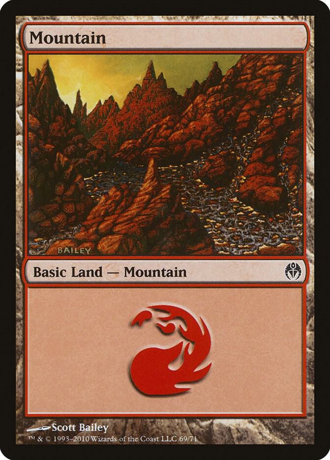 Mountain (69) [Duel Decks: Phyrexia vs. the Coalition] 69
